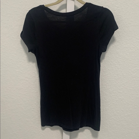 Juicy Couture Y2K Style Dog Logo Rhinestone Black Short Sleeve Shirt Size Small - Picture 4 of 6